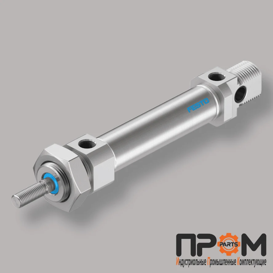 Пневмоцилиндр Festo DSNU-20-40-PPV-A, ISO 6432, двустороннего действия, 20×40 мм. Арт. 19236